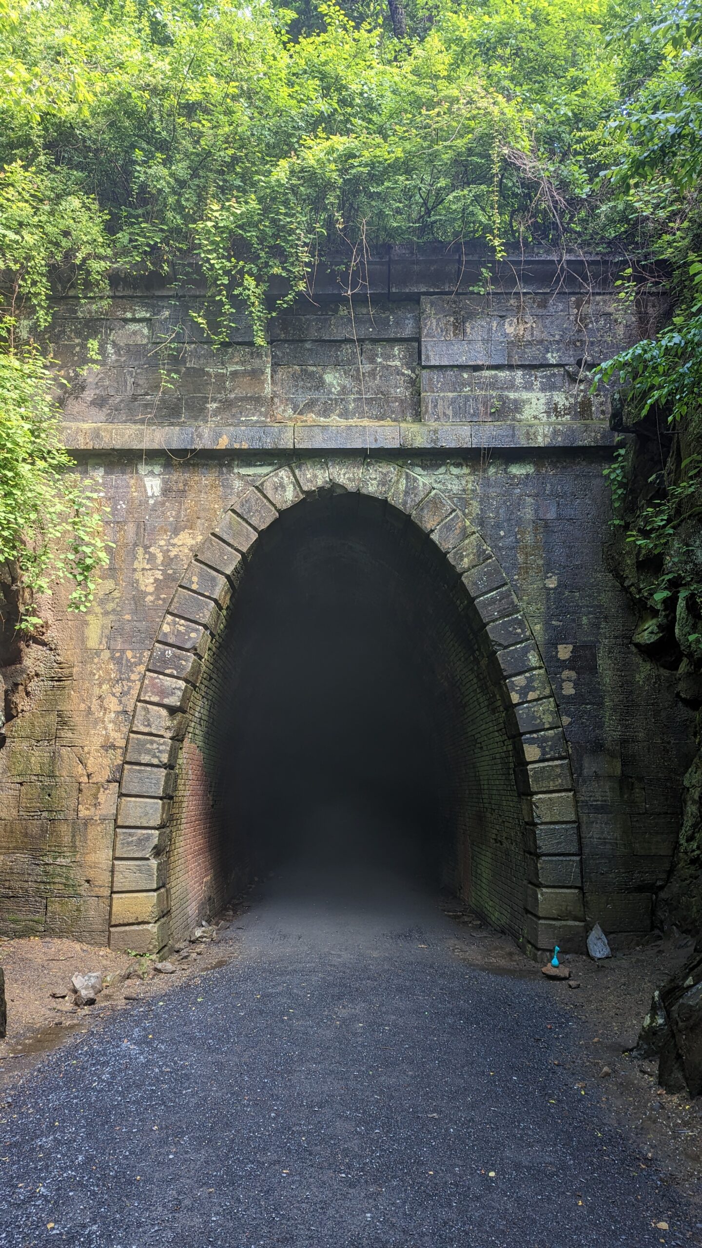 Brick-lined entrance of the Blue Ridge Tunnel